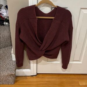 Women’s backless sweaters